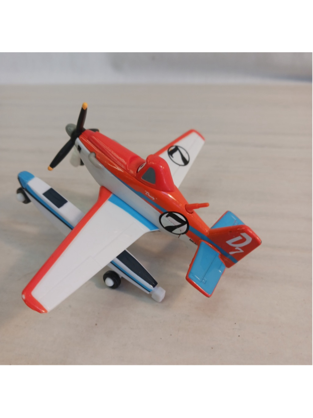 Disney Pixar Planes - Pontoon Dusty #7 - Mattel Die-cast 2014 - Picture 3 of 5